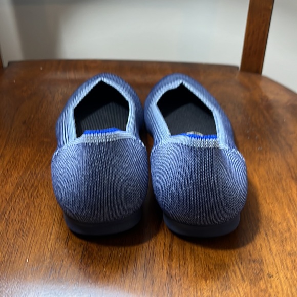 Rothy’s Sz 6.5 retired Navy Birdseye Flats - Picture 4 of 5
